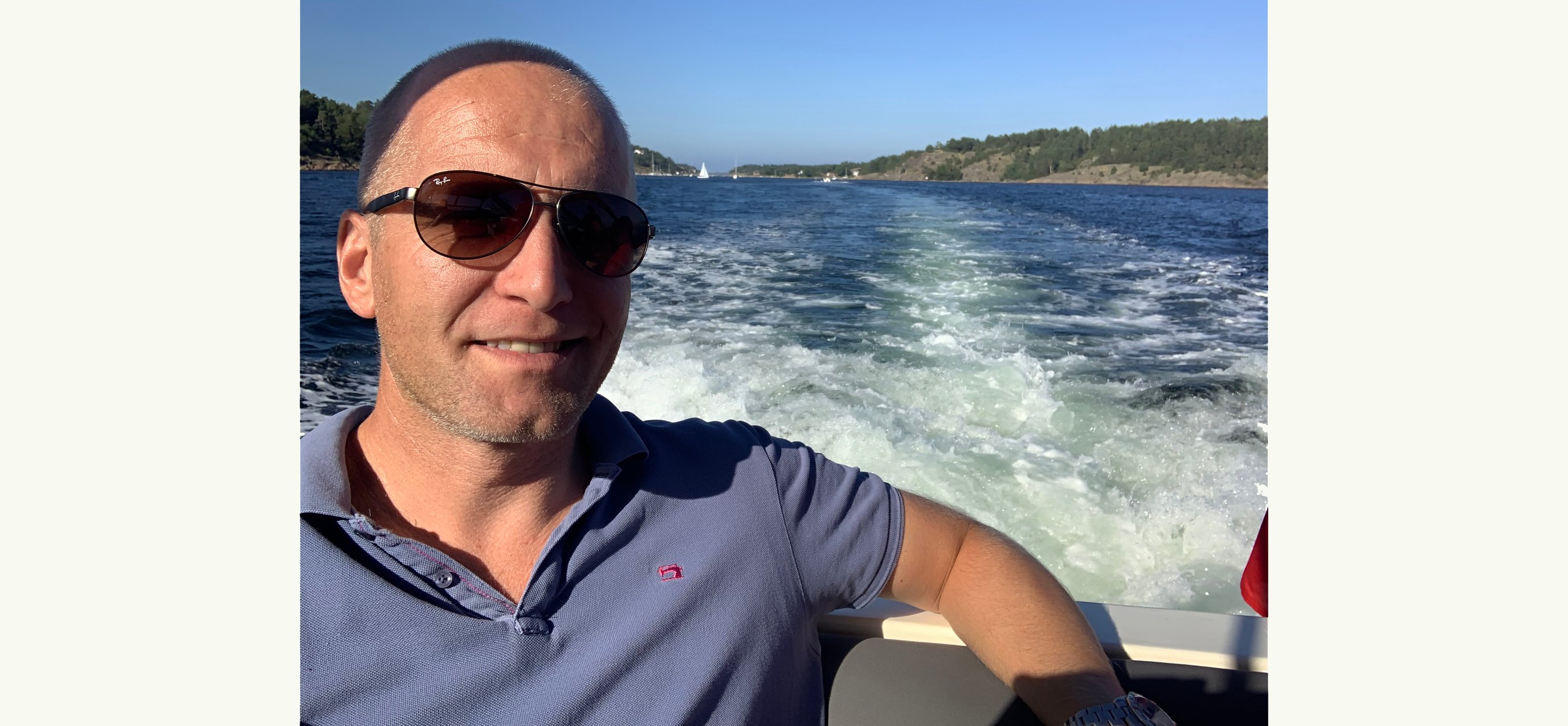 Tom Berget after work